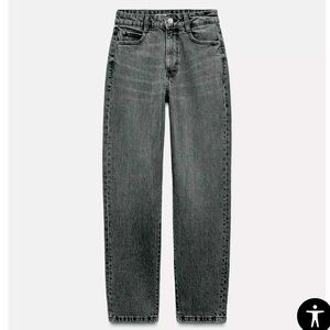 Zara high rise mom Jeans